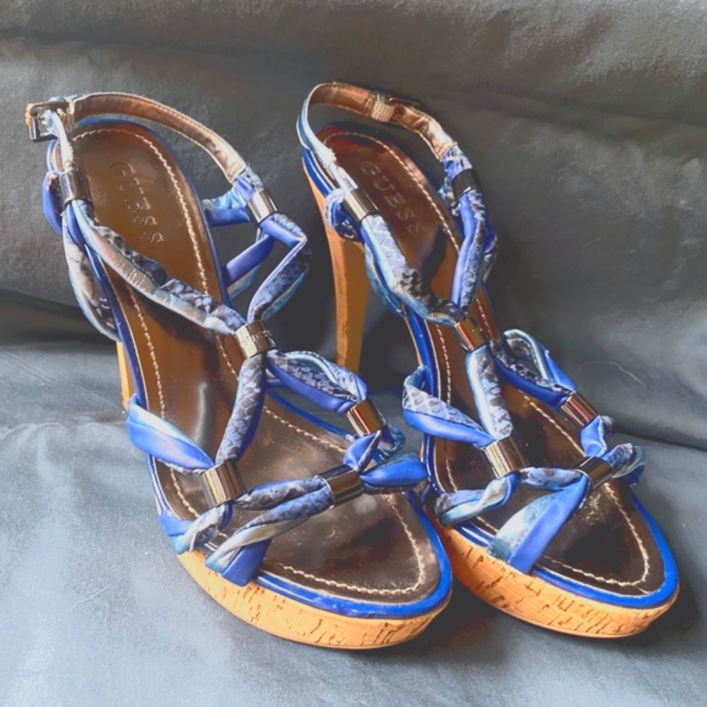 Guess strappy heels